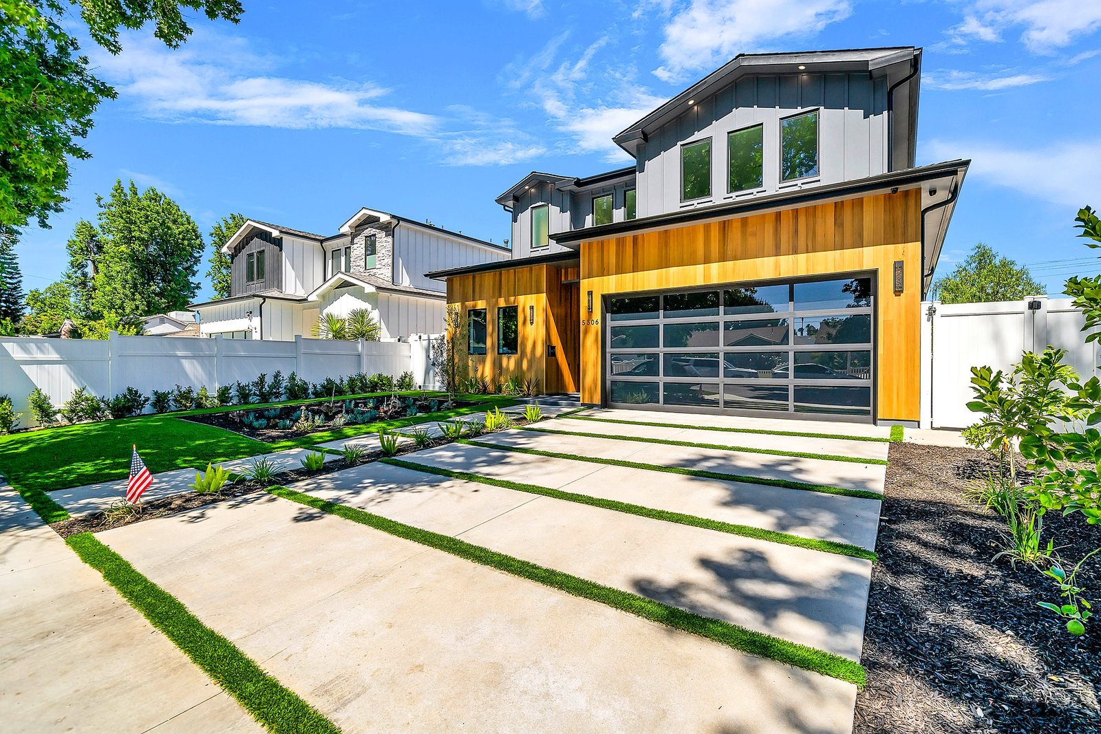 Daylight front elevation of a Luxury Home Builders custom home